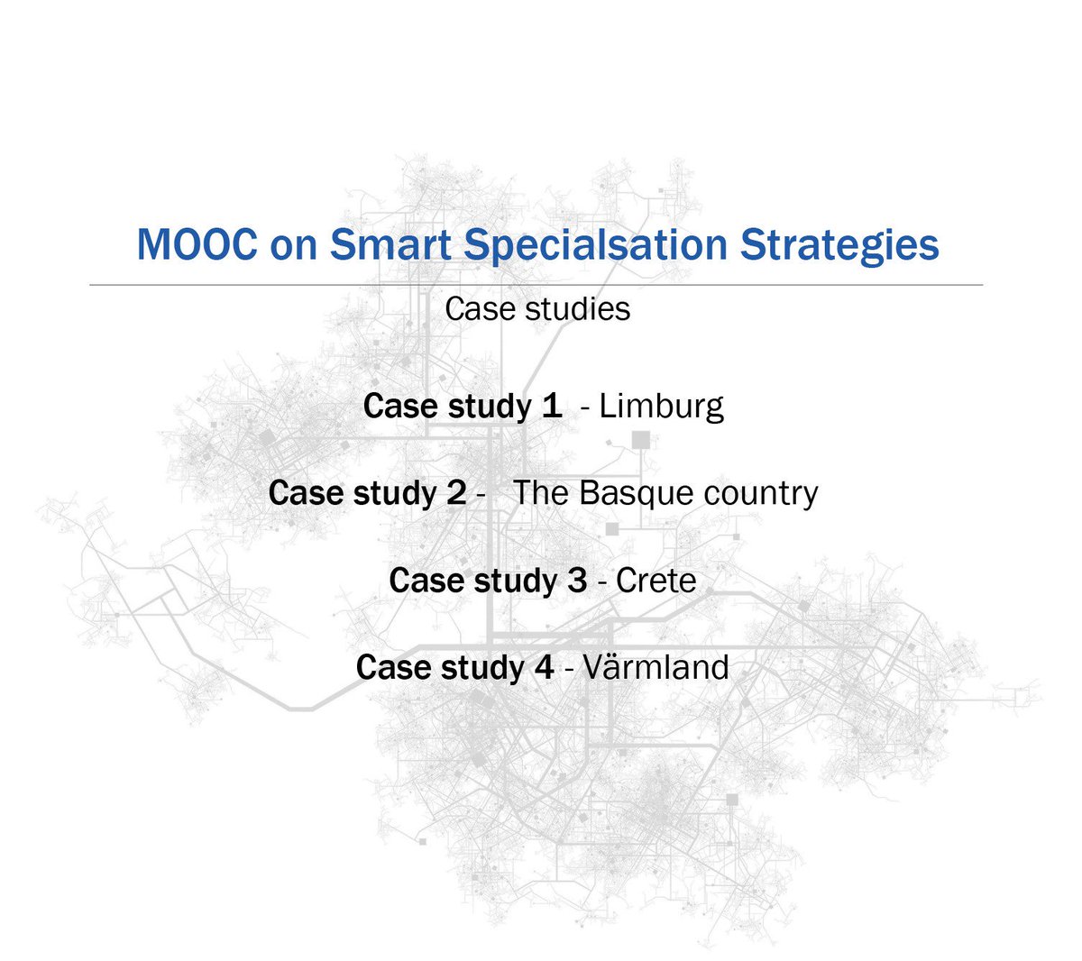 Crete and Limburg are regions which have succesfully implemented a #smartspecialisation strategy. We are happy to present this success and more as part of our course.
Don’t miss the chance to get first hand insights through our case studies. 
bit.ly/2kcfJQP
