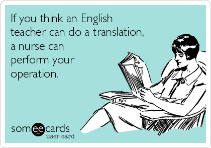 All I can say is #hireapro, #t9n is serious business

#vertaleniseenvak #xl8 #professionaltranslator #creativetranslation #literairvertaler #translatoratwork #translationcareer