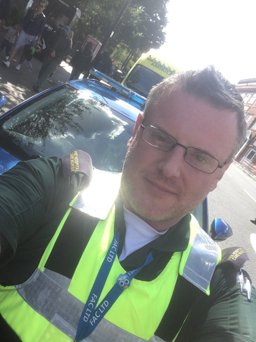 simonnash1980's tweet photo. Working with team @FACLTD covering Sunday’s Hackney Carnival ⛑
#HackneyCarnival
#HackneyCarnival2019
#FirstAid #FirstAidCover
#Nurse #NurseCommunity https://t.co/gJjiodCnX1