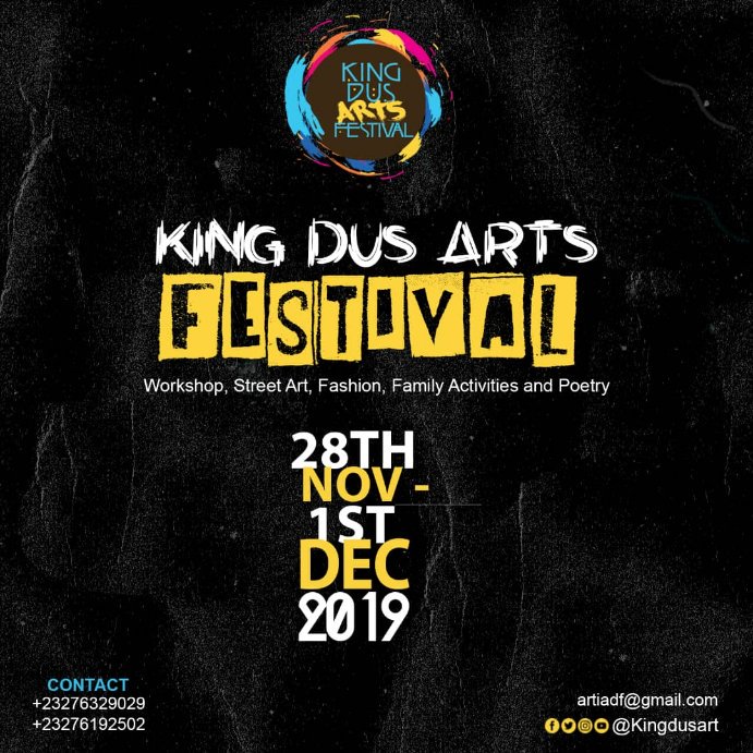 ftownarts's tweet photo. We told you and here it is...

Our 4th year, activities inc:
#workshops
#exhibitions
#live street art painting
#family activities 
#poetry

@slbritish @VisitSL @aminatakn @chalewotefest @FCC_Freetown @IngramHil1 @ngBritishArts @tetebotankali @TruHitzmedia @FrancisKaifala @baxxabu https://t.co/WH9hmZoLw9