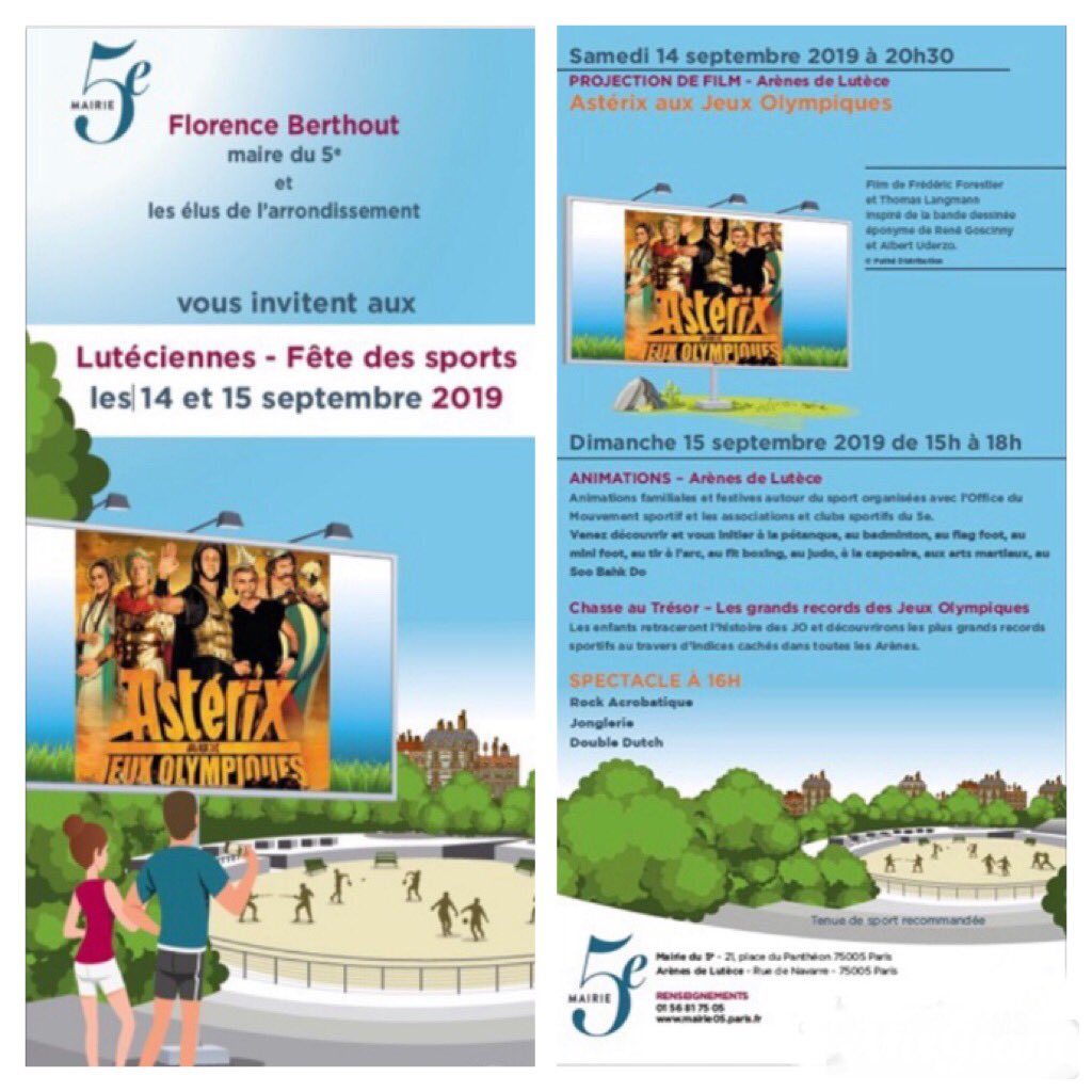 bubblyevent's tweet photo. Et vous, vous faites quoi ce week-end ? Demandez le programme ! Animations familiales, chasse au trésor, Spectacles...
14-15 septembre 2019
#lesluteciennes @Mairie5Paris #luteciennes https://t.co/VLCLAQtrlG
