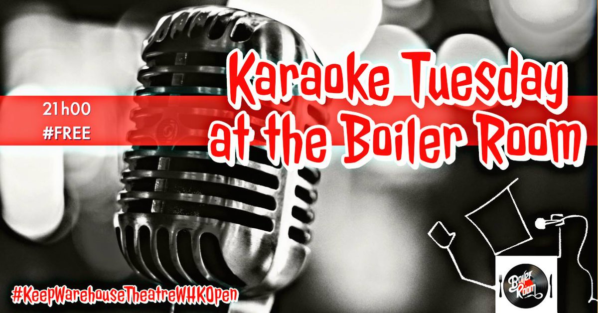 Come and grab the mic TONIGHT at the Boiler Room Warehouse Theatre as you sing along to your favourite songs you star! It's Free! 🎤🎤🎤

<a href="/WHTWindhoek/">Warehouse Theatre</a>