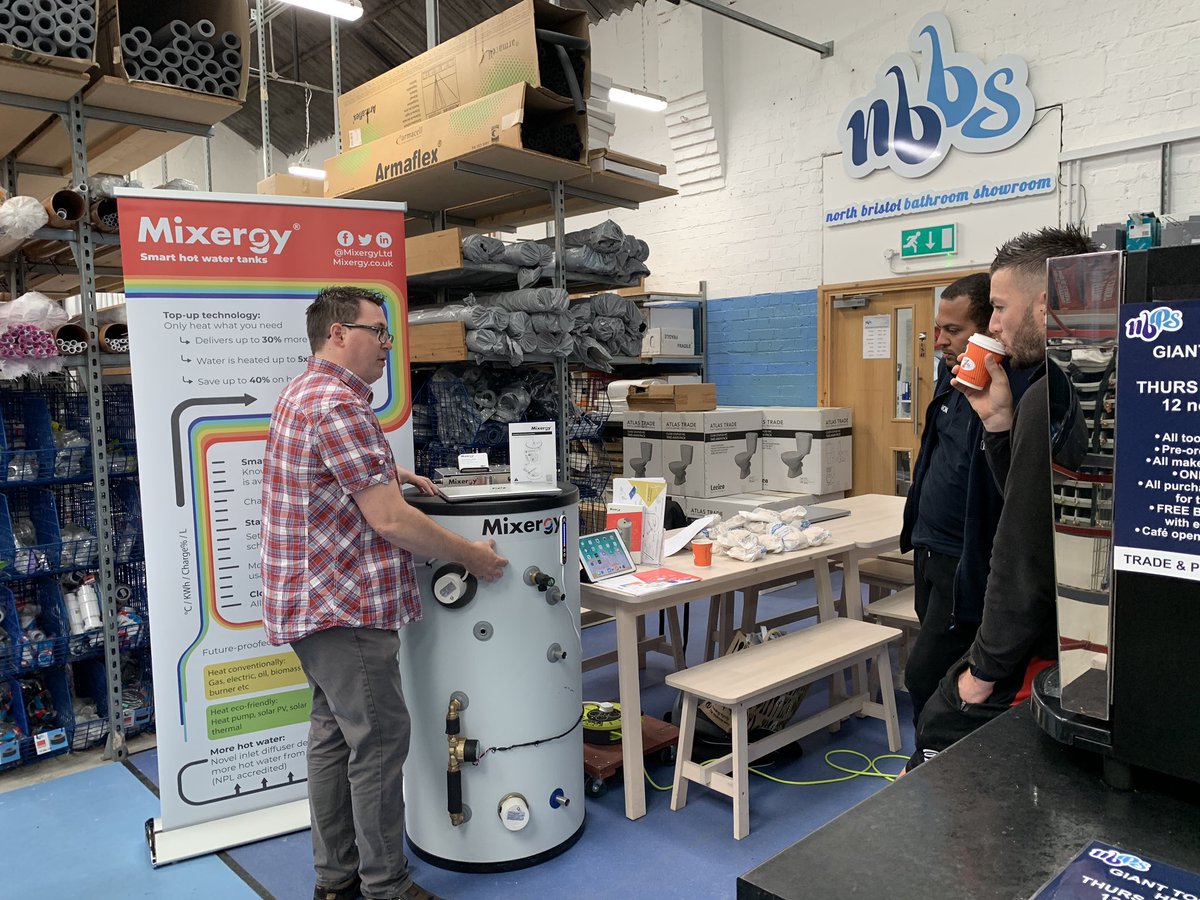 How many bacon buttys is it acceptable to eat in one morning? A good morning at <a href="/Plumb_Pal/">PlumbPal</a> introducing Mixergy to the #plumbing community