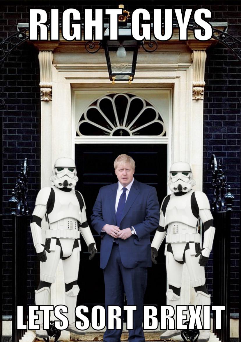 If any team can sort out Brexit... it's this one! <a href="/BorisJohnson/">Boris Johnson</a> will be in safe hands with us backing him!! 

#trooperessex #brexit #deal #number10 #stormtrooper