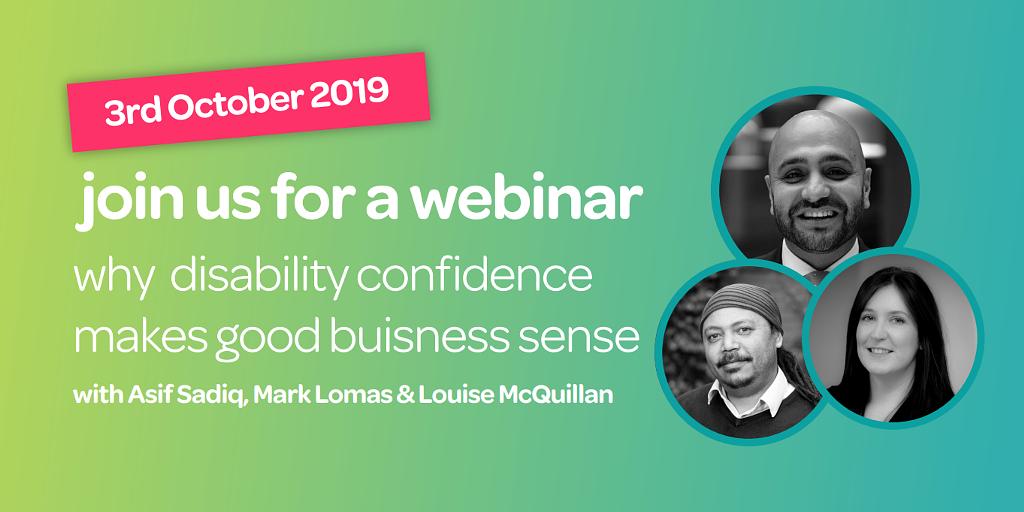 TH_Candela's tweet photo. Do you want to embed #DisabilityConfidence into your #workplace? Join our colleague @TH_LouM along with Asif Sadiq &amp; Mark Lomas for a webinar where they will discuss their #DiversityandInclusion journeys &amp; share solutions for #HRprofessionals
https://t.co/V0658D9fgw https://t.co/iOk07RZ7iC