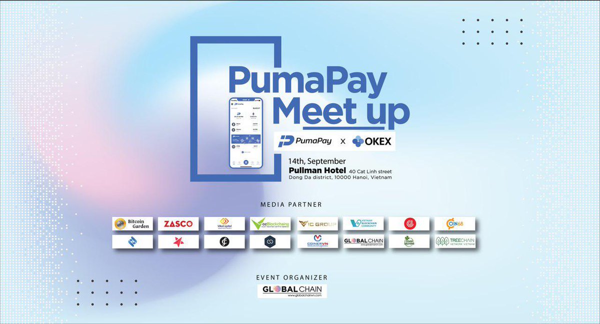 chain_izi's tweet image. IZIChain is a media partner for "Puma Pay Global Roadshow"
@chain_izi @OKEx @twogap_official 
#PumaPay #IZIChain
izichain.io/thong-bao/izic…
globalchainvn.com/2019/09/04/pum…