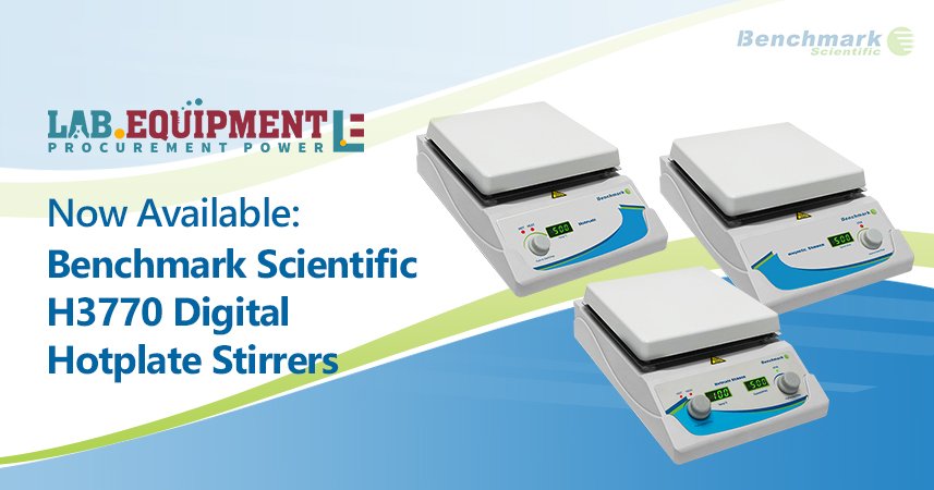 LabEquipMarket's tweet image. Check out &amp;amp; shop the latest Benchmark Scientific H3770 Series of Digital Hotplate Stirrers that replaced their H3760 series on Lab.Equipment today! 

lab.equipment/benchmark-scie…

#hotplatestirrer #magneticstirrer #labstirrer #laboratorystirrer #stirrer #benchmarkscientific