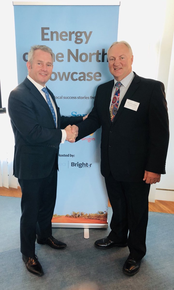 SteveEdgoMLA's tweet photo. The ‘Energy of the North Showcase’ event at Parliament House, #Canberra today. There were many stakeholders at the event and I was fortunate to catch up with the Deputy Vice President of Corporate Coordination at @inpexaustralia, Mr #BillTownsend for a chat about the industry. https://t.co/TUdi49xmuo