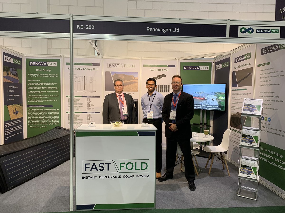 Come and talk to us about the fuel savings possible with FAST FOLD portable solar hybrid power <a href="/DSEI_event/">DSEI 2023</a> stand N9-292 #DSEI2019 #power #solar #military #disasterrecovery #portable #sustainability