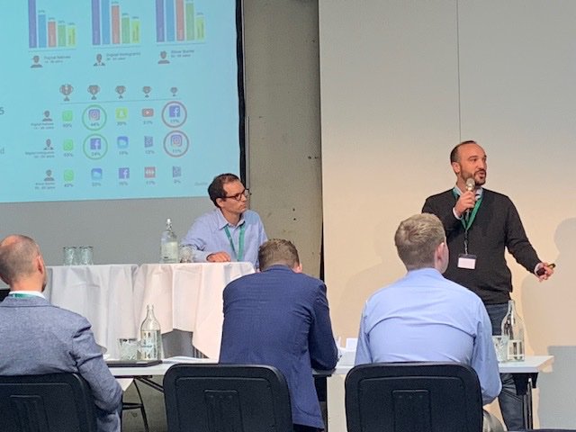 Next up: Team @Feldschloss1876 präsentieren ihr Social Media Konzept -&gt; cooperation with nano influencers #MoMaKo19 #NochZuFrühFürFeierabendbier