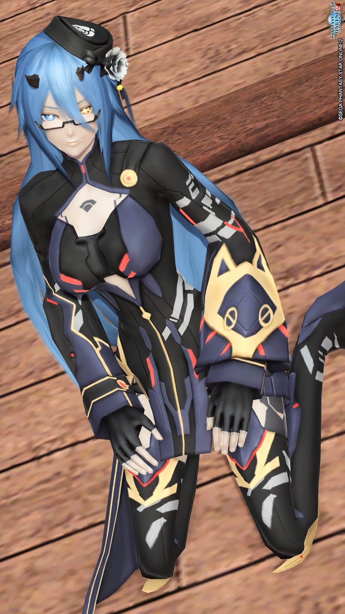 Kia イオスキー Pso2 4鯖大人眼鏡イオ 普通に良いコスでビックリ