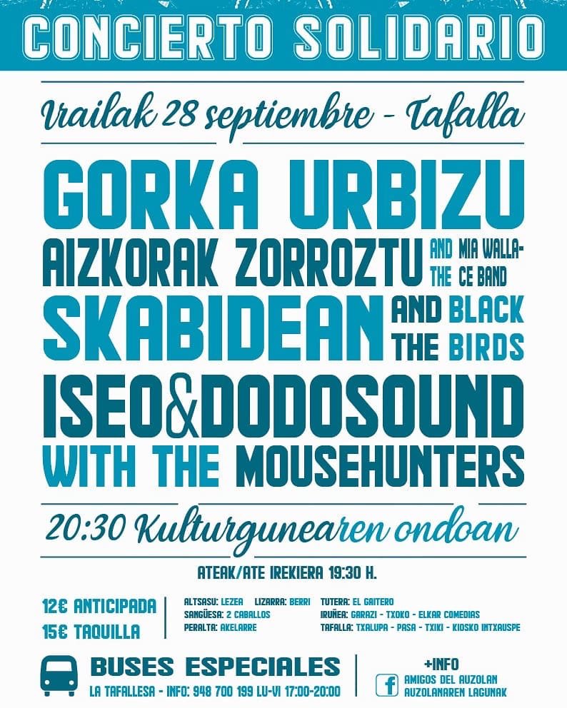 AIZKORAK ZORROZTU &amp; MIA WALLACE BAND