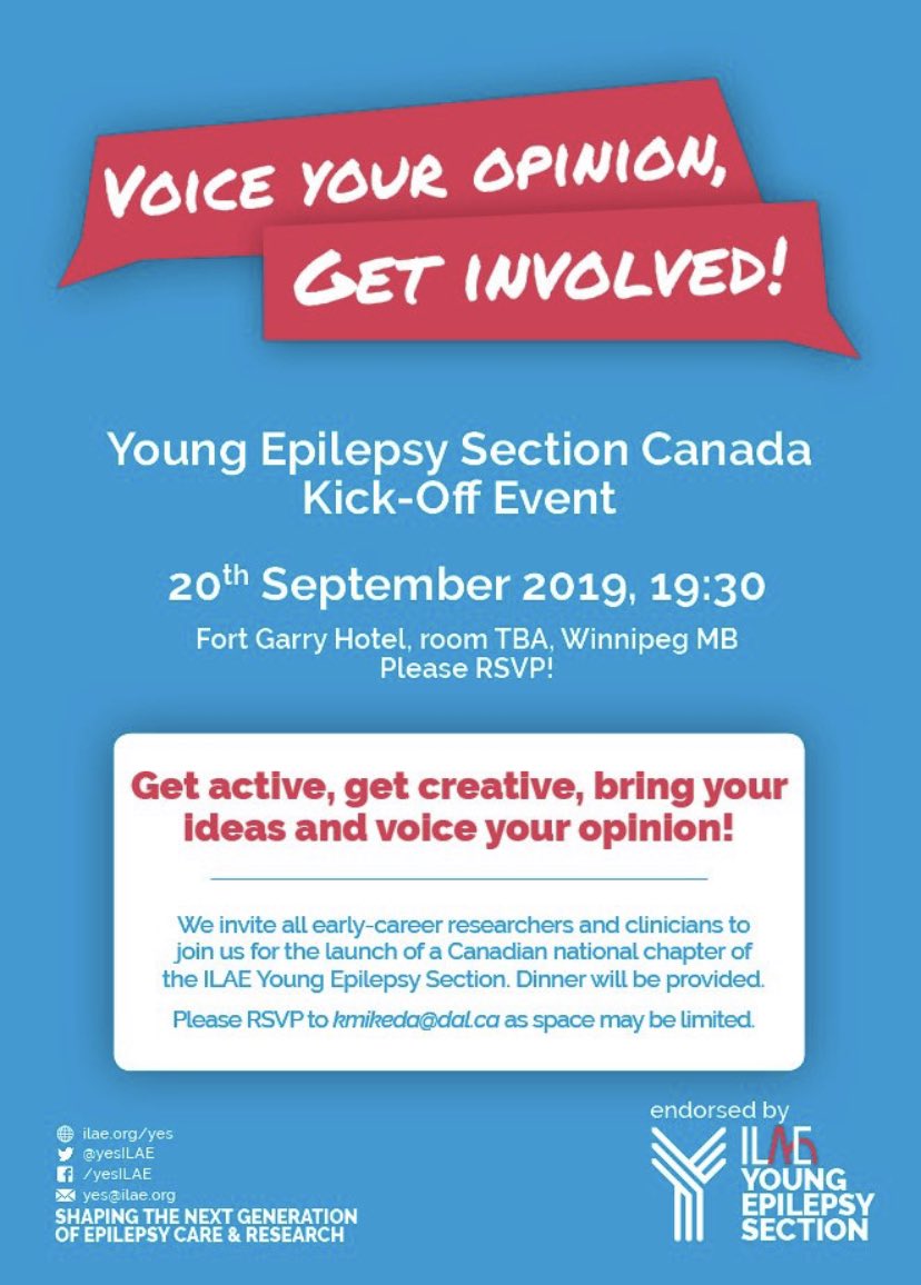 yesILAE (@yesilae) on Twitter photo We invite all young epileptologists to join us for the launch of the YES Canadian chapter at <a href="/CLAE_LCCE/">CLAE / LCCE</a> on Sept 20th #epilepsy We invite all young epileptologists to join us for the launch of the YES Canadian chapter at <a href="/CLAE_LCCE/">CLAE / LCCE</a> on Sept 20th #epilepsy