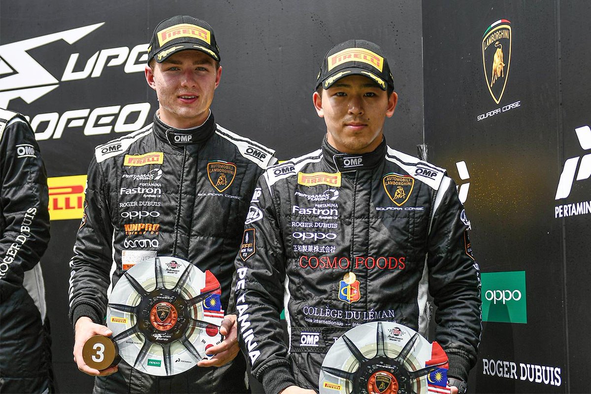 AUTOSPORT_web's tweet photo. 笠井崇志、ランボルギーニ・スーパートロフェオ上海で表彰台。王座争い首位で最終戦へ https://t.co/TW64NdCmv3 #Lamborghini #SuperTrofeoAsia #FFFracingteam https://t.co/wSDgQDPXAc
