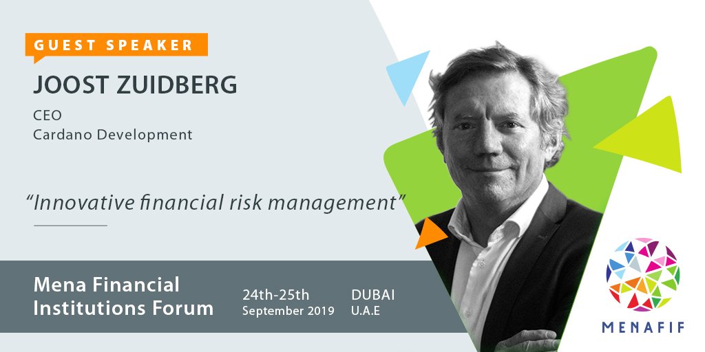 MENAFIF2019's tweet photo. How can building resilient and inclusive local capital markets catalyze #sustainablegrowth in #MENA?
In just two weeks Joost Zuidberg, CEO of @CardanoDev, will open the inaugural #MENAFIF2019 in #Dubai.
Gain instant access to over 100 investors https://t.co/Ai5kPWDikS
#impinv https://t.co/Magsn0xHOE