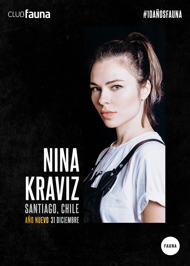 CLUBFAUNA's tweet photo. @NinaKraviz / Año Nuevo 2020 / Club Fauna

Entradas a la venta desde mañana a las 10 am por sistema @puntoticket https://t.co/l9wOLetkx0