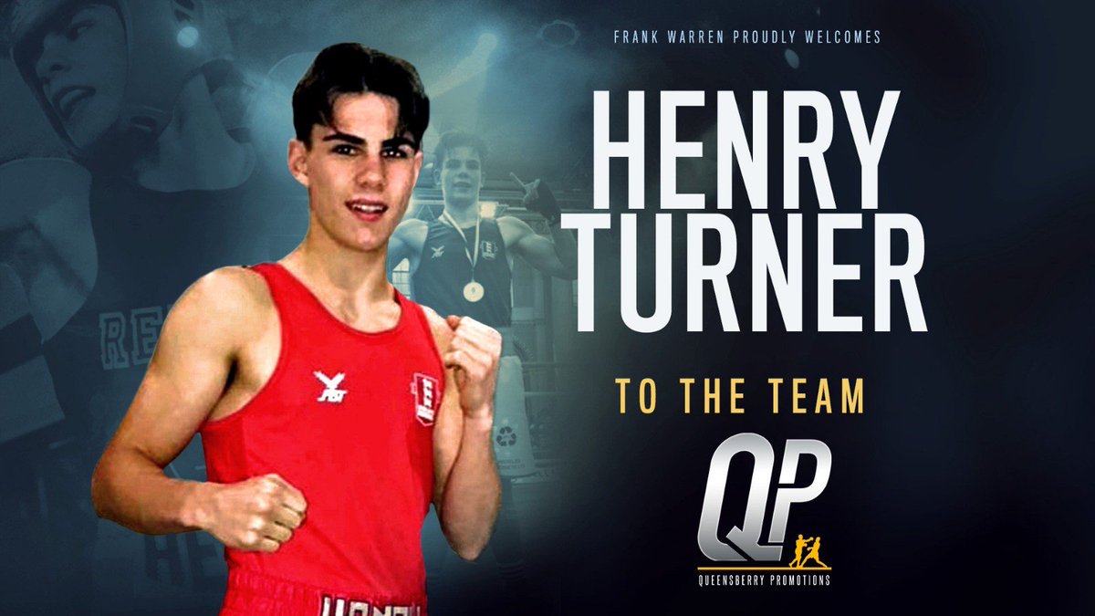 The_FightWire's tweet photo. 🥊🇬🇧 Outstanding amateur and seven-time national champion Henry Turner is turning professional and will be promoted and managed by @frankwarren_tv / Queensberry Promotions

Will fight under the nickname Our 'Enry - a nod to a British great

Good luck @Henryturner_123 🥊🙏 https://t.co/majFIxYpxr