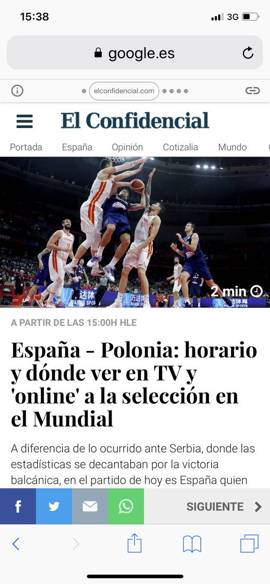 .<a href="/franllorente/">Fran Llorente</a> Rosa M Mateo y cía. Me dicen q ni Radio 1 ni Radio 5 están dando el partido de baloncesto España- Polonia q si dan otras emisoras. No me lo puedo creer!!!. #diariodeunacesada