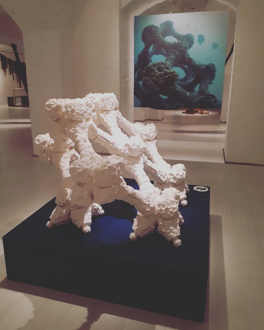 Karhunkorva's tweet image. Exhibition recommendation: #CriticalTide exhibition @DesignmuseoFI explores the urgent issues oceans are facing through #criticaldesign, research, art and projects. Exhib. combines research, activism and #CommunityEngagement. #envhum #societalmuseum designmuseum.fi/en/exhibitions…