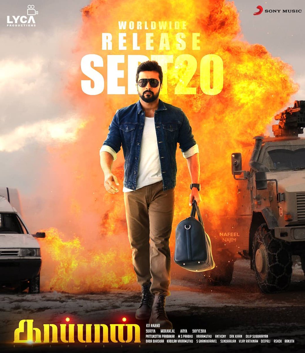 amRamraj's tweet photo. @rhevanth95 @Sfckarnataka @RohiniSilverScr #KaappaanFromSep20 https://t.co/tfXNIpEUKf
