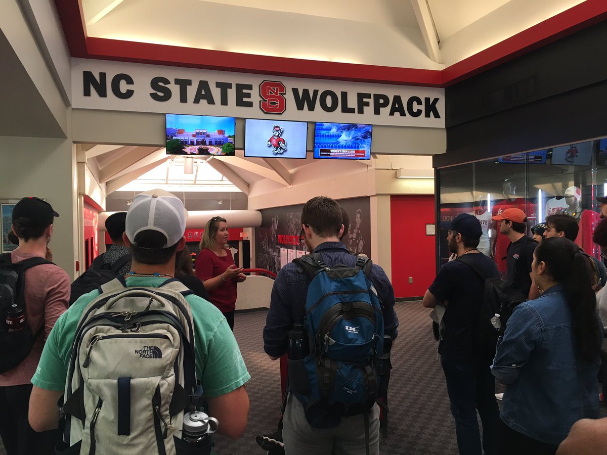 traciroserider's tweet image. Kicking off #LEEDLab with a tour of Weisiger-Brown Athletic Facility! Looking at facilities operations and maintenance for a #stronger and more #sustainable @PackAthletics #ThinkandDo @NCStateDesign @NCStateSustain @USGBC @theACC