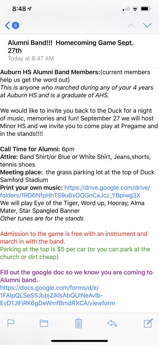 acs_bands's tweet photo. Alumni Band @ Auburn HS https://t.co/cXPQCUzTXx