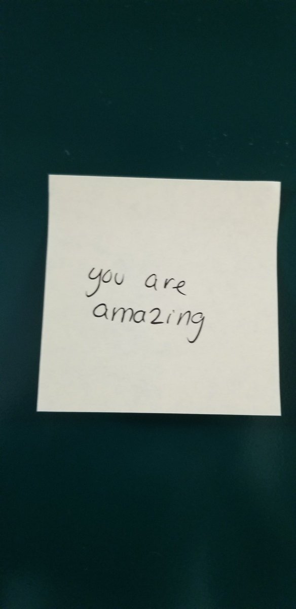 NWC_News's tweet photo. Look at what we walked into this morning. #postitproject https://t.co/gbdZlfVCdB