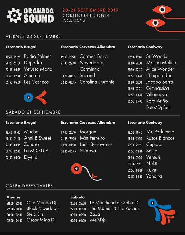 ¿Conocéis ya el horario del <a href="/GranadaSound/">Granada Sound</a>?