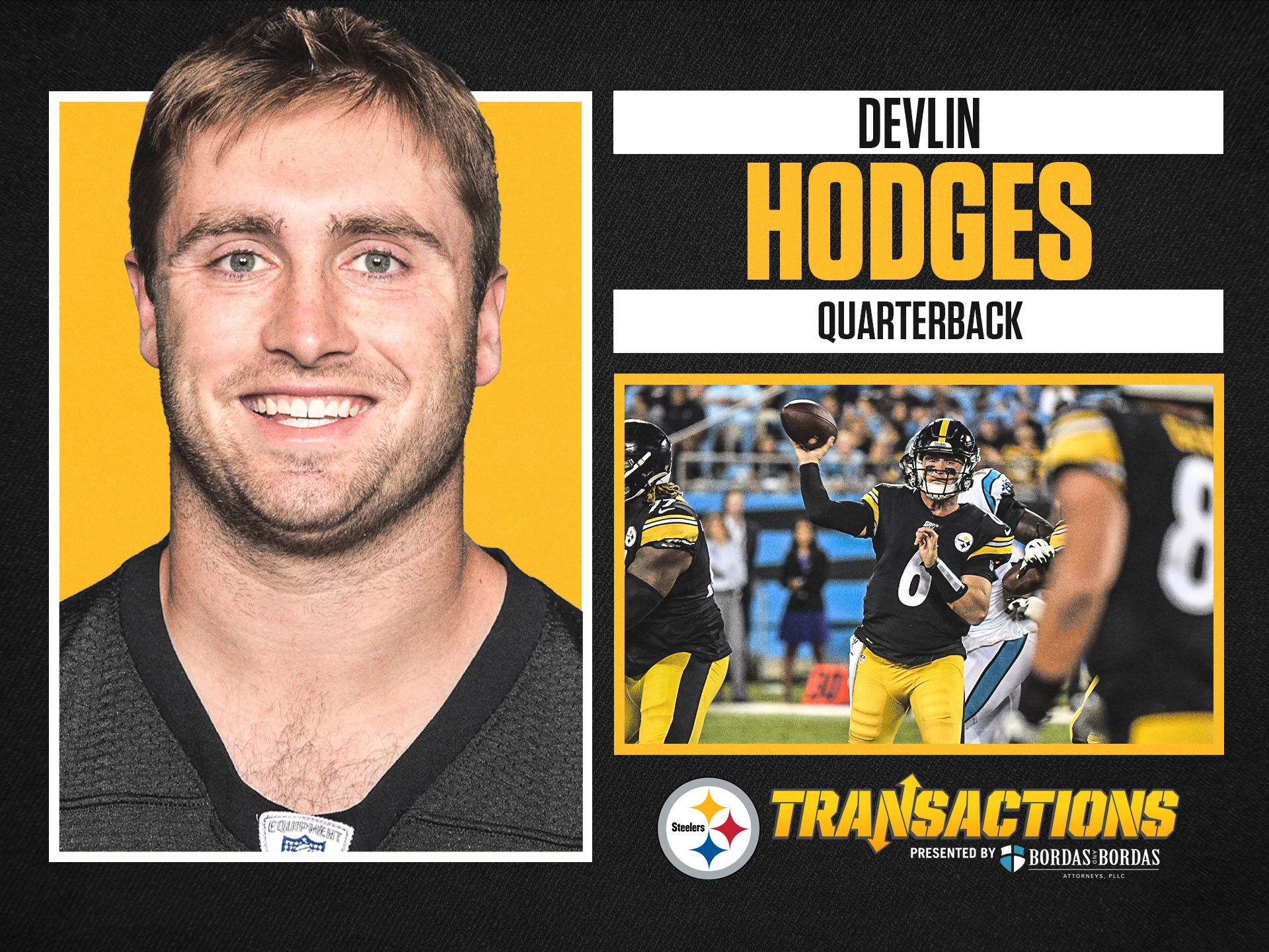 Steelers Sign Devlin Hodges To P-Squad