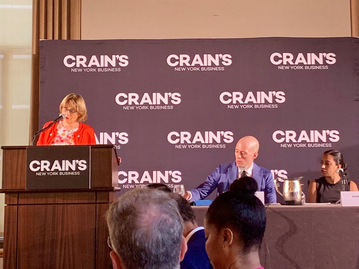 This morning, we had the opportunity to hear from Deputy Mayor @VickiBeen on the housing crisis in NYC: 'We have to change, but it has to be a change for the better - change that opens up, rather than hoards, opportunities.' #CrainsEvents #CrainsNY @CrainsNewYork