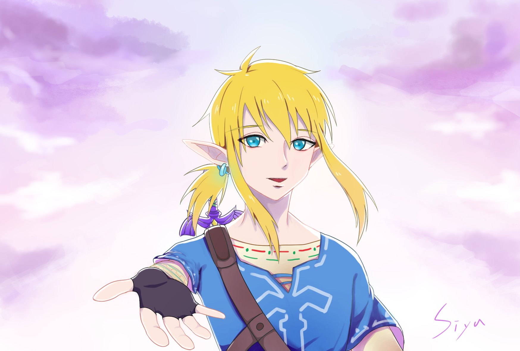 Siyu 仿fe風花雪月s支援cg 林克支援s さぁ Zelda 背光和光影好難 3