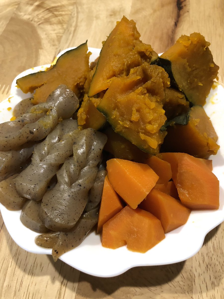 みつ豆 今日はかぼちゃの煮物です 夕飯 おかず かぼちゃ 煮物