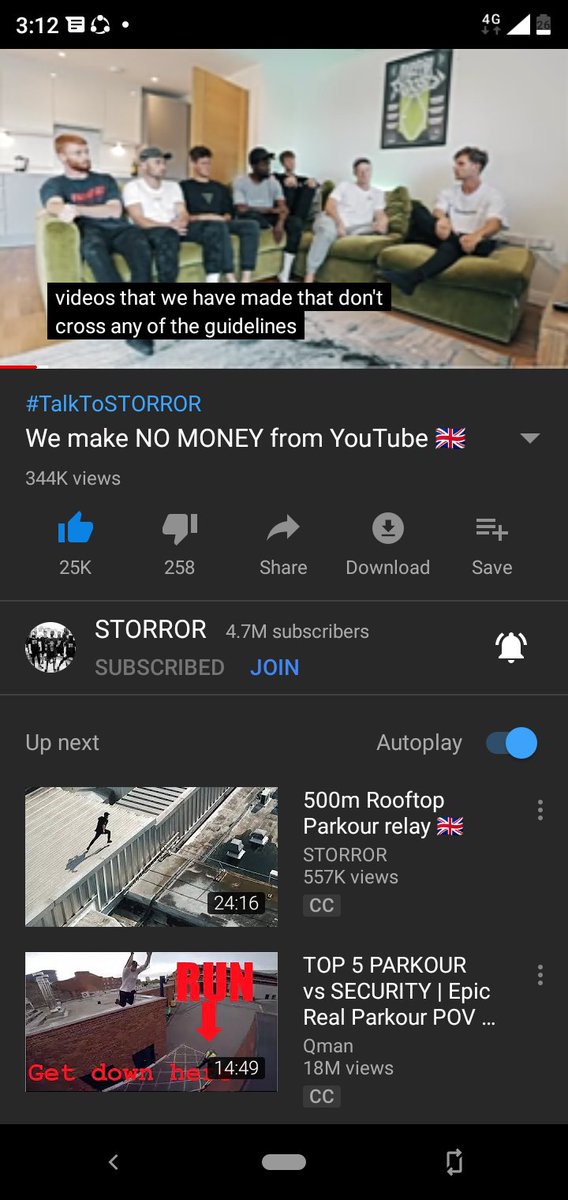 team_isr's tweet photo. What the fuck YouTube. STORROR have been doing parkour since 10 October 2010 & you suddenly demonetized them. @YTCreators #talktostorror
#indianstormrunners https://t.co/FykoBBjbcy