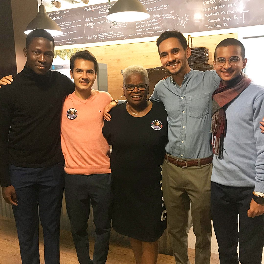 MMayor2019's tweet photo. "My guys" - Marilyn Moore

Vote Marilyn Moore for Mayor to make history!  Polls open Today, Tuesday, September 10, from 6 am to 8 pm!  

#ReadyForMoore #ResetReformRestore #VoteSept10 https://t.co/mrYrQqic9W