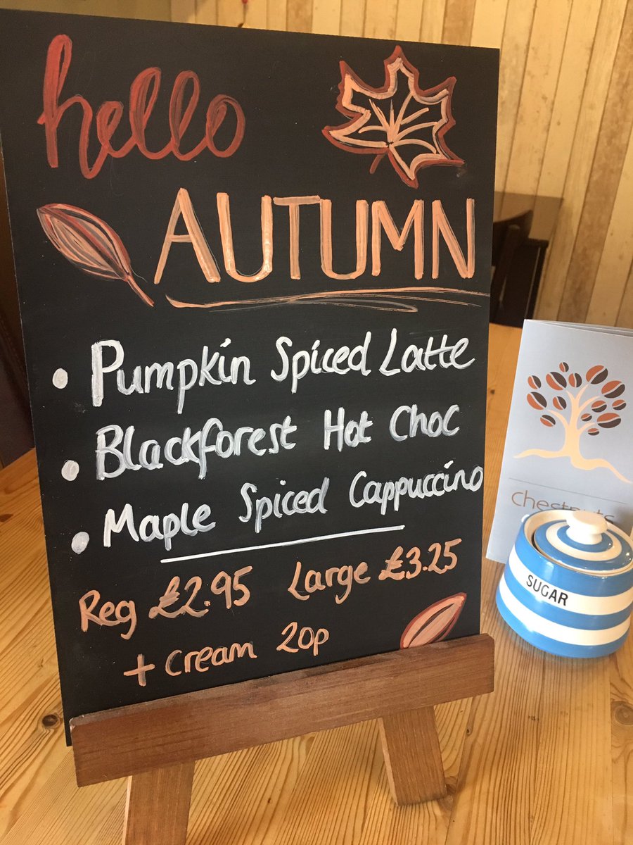 ChestnutsCS's tweet image. Our Autumn specials are now available 🍁 ☕️