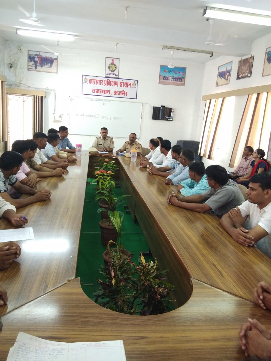 parasjangid's tweet photo. #eprisons Workshop starts at #jail training institute #Ajmer for the jail personnel of #Rajasthan Prisons by the master trainers from 9th Sept to 18 Sept 2019. It's part of National Prisons Information Portal. Thanks to #NIC @BPRDIndia @PoliceRajasthan @Ajmer_Police https://t.co/qrpyXlI9sW