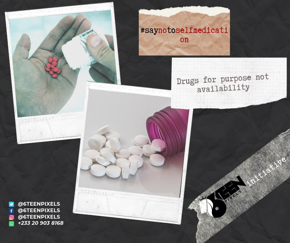 cudsel's tweet image. Let’s get to know what’s wrong before we medicate. Help spread the word #SayNoToSelfMedication #DrugMisuse  @6TeenPixels
