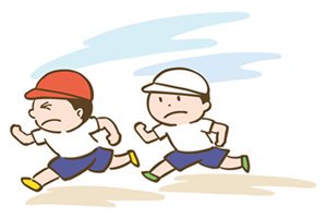 運動会のイラスト