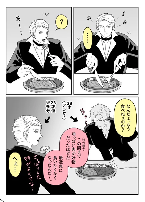 これは、30代を前にして体力の衰えを感じてるリゾットネエロ(28) 