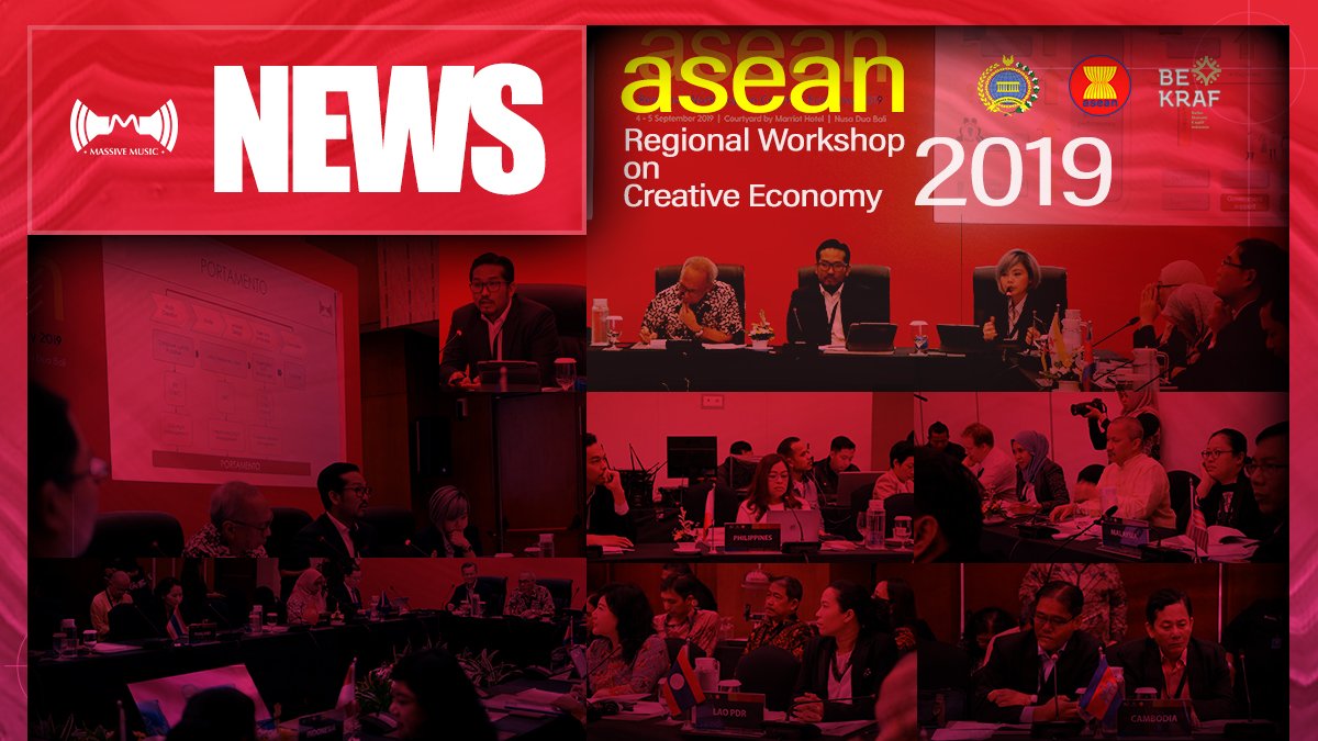 Managing Director Massive Music, Irfan Aulia mewakili sub-sektor musik Indonesia, berbicara mengenai Manajemen Hak Cipta Lagu Terpadu didepan forum ASEAN untuk pemajuan ekonomi kreatif di kawasan. Mari dukung terus industri musik Indonesia! 
#asean #bekraf #creativeeconomy