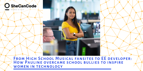 SheCanCodeHQ's tweet photo. ๐NEW BLOG POST๐Pauline Narvas knows through first-hand experience how girls can be discouraged from following their interest in what are perceived to be male-dominated fields.
Read more: https://t.co/ZaJNSEbnKI ๐ฉโ๐ป
#EE #developer #womenintech #techrolemodels #techblog #tech https://t.co/lP1TgvrwAa