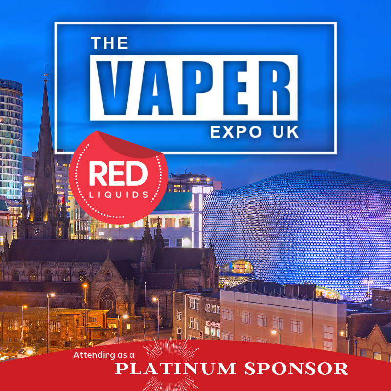 We can finally announce that we will be attending the <a href="/vaperexpouk/">Vaper Expo</a> in October as a Platinum Sponsor!  🙌
Make sure to pop by to say hello 👋 and get some pictures with our <a href="/redliquidgirls/">RedLiquidGirls</a> 📸💃 #vaperexpo #vapeshow #vape