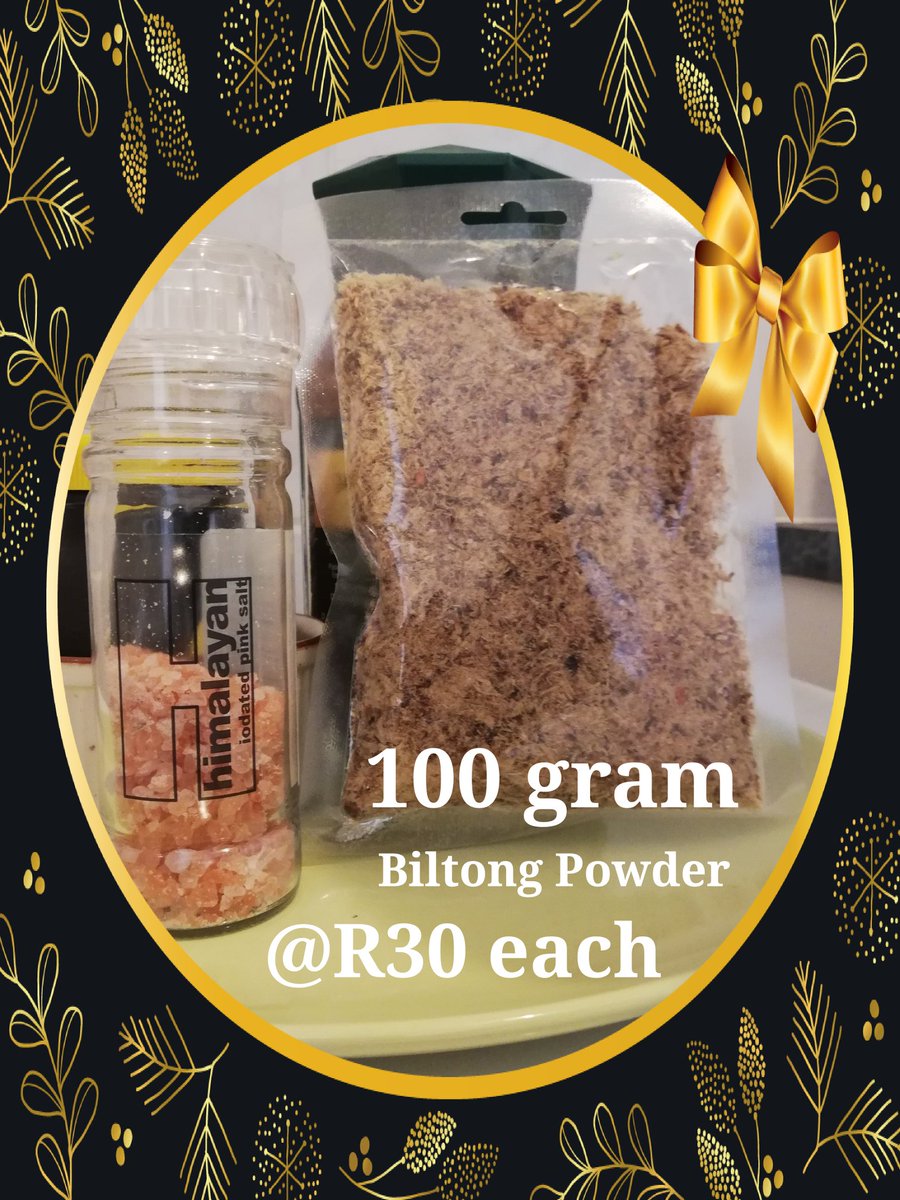 nazguide's tweet image. Eating healthy food is part of the recovery process after strenuous activity. Have you tried "Biltong Powder!?" bit.ly/2A2f4pr
@tonynelson4u