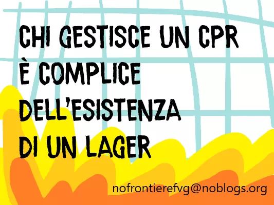 ledoventinove's tweet photo. Comunicato sull'aggiudicazione della gestione del CPR di Gradisca (GO) alla cooperativa EDECO

CONTRO IL CPR DI GRADISCA, CONTRO TUTTI I CPR
#NOCPR https://t.co/RJvQaUkRjs