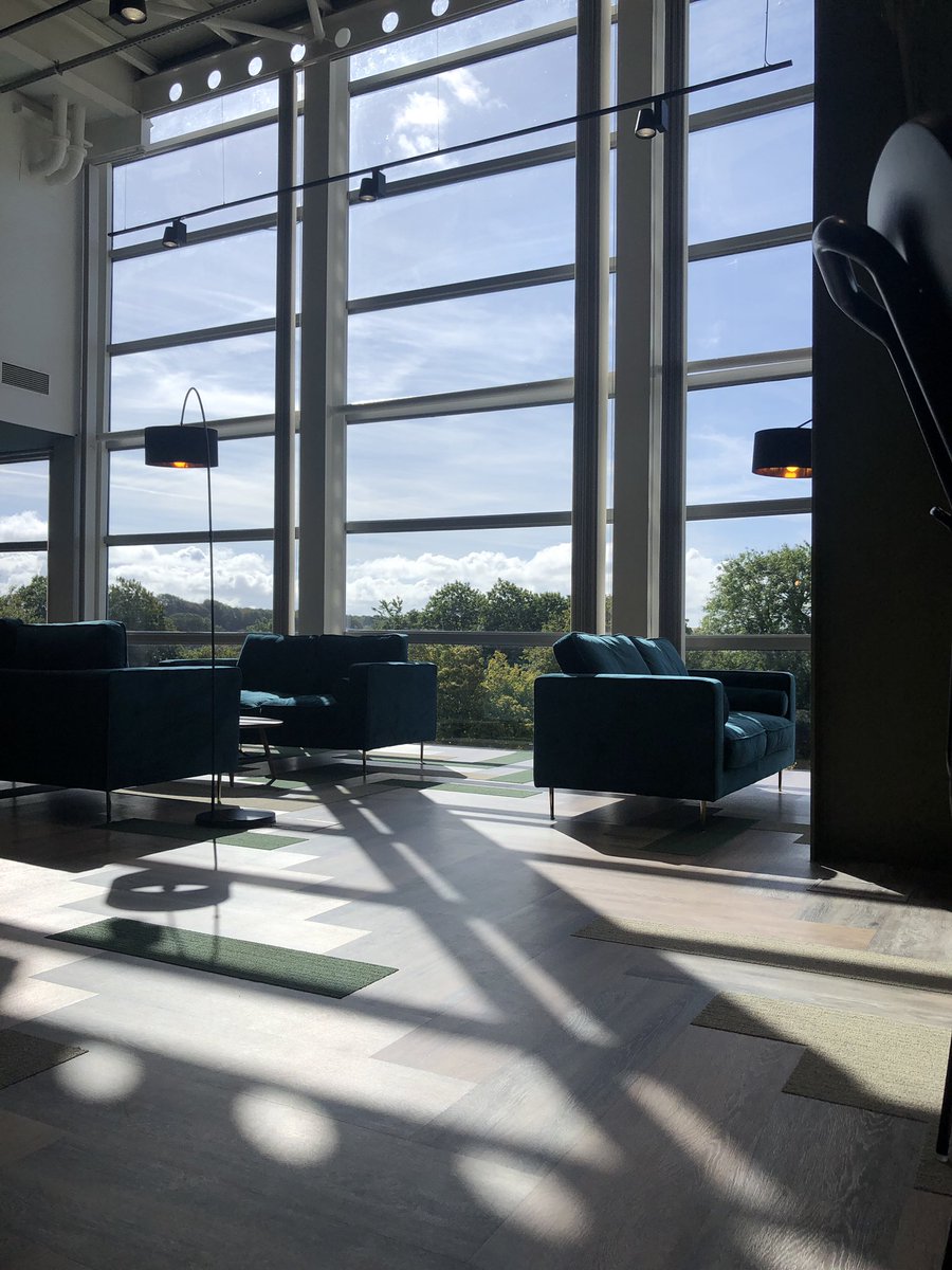 AMHProjects's tweet image. What a lovely place to sit! Stunning views from the breakout area today at our recently completed workspace @plesseysemicon #plessey #microled #displaytechnology #amh #workspace #workplace