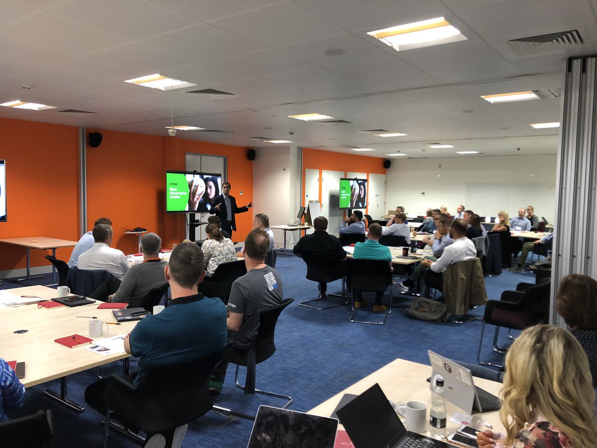 32 lovely 🧠 getting charged with loads of new💡on our Next Generation Leader Program here in #cambridge great start this morning for the first time in EMEA. Future of work in action 🎉 <a href="/citrix/">Citrix</a> #citrixlife <a href="/BTSGroupAB/">BTS</a>