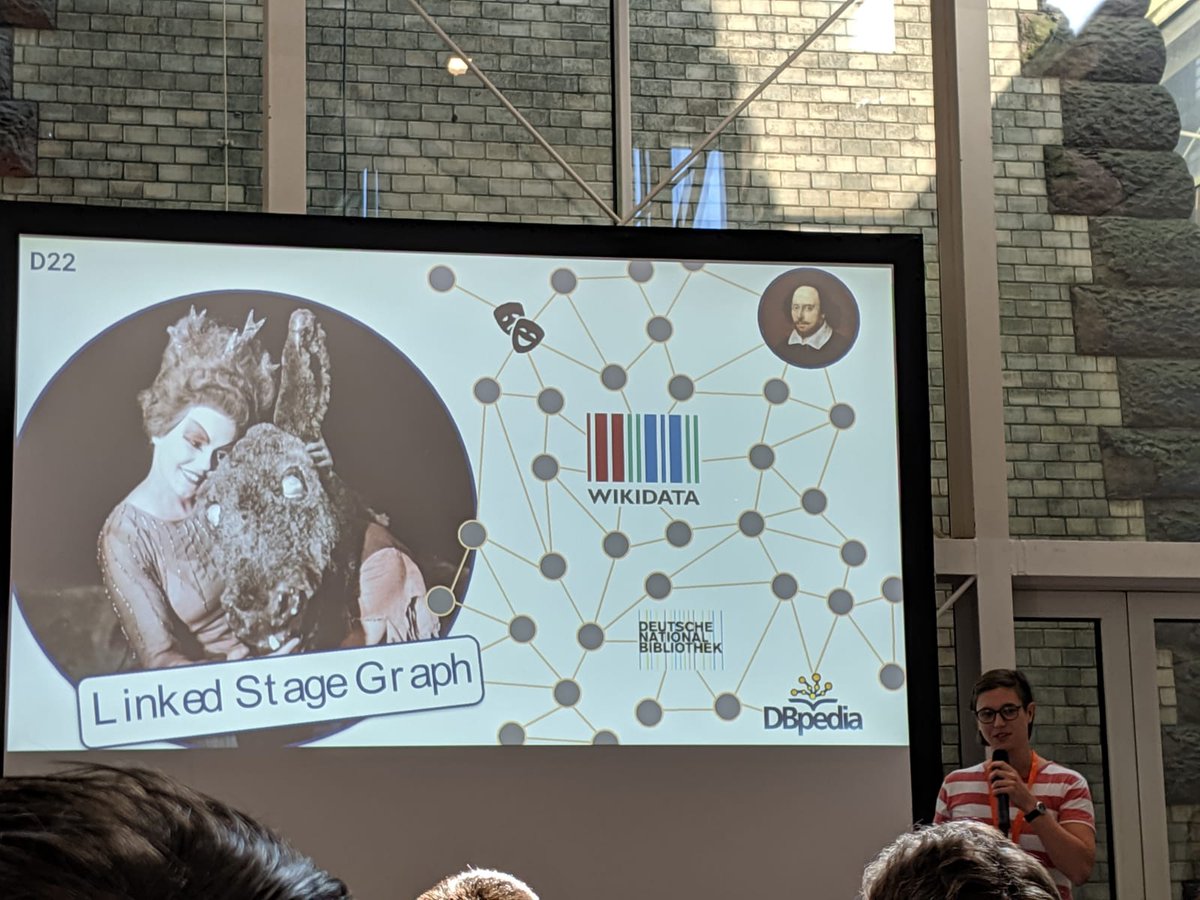 Tabea_T's tweet image. Not a dream, but reality. Query Midsummer night&apos;s dream and other historical theater data with Linked Stage Graph at Demo 22 #SemanticsConf #semantics2019  @FIZKarlsruhe