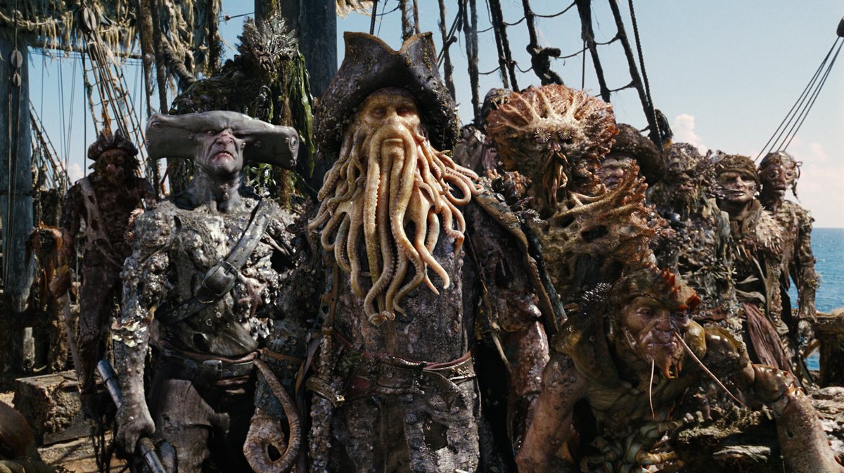 Retro RenderMan: ILM's stunning Davy Jones - befores & afters