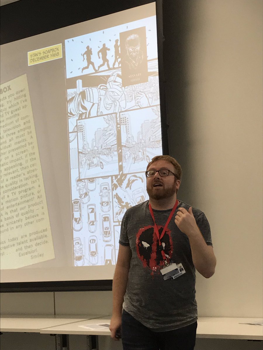 Our @BCUCriminology colleague @KHriminology explains the link between comics and Criminology in “From Villain to Hero: An Origin Story”. Yet more #inspirational teaching and original thinking @MyBCU #SocSciLT2019
