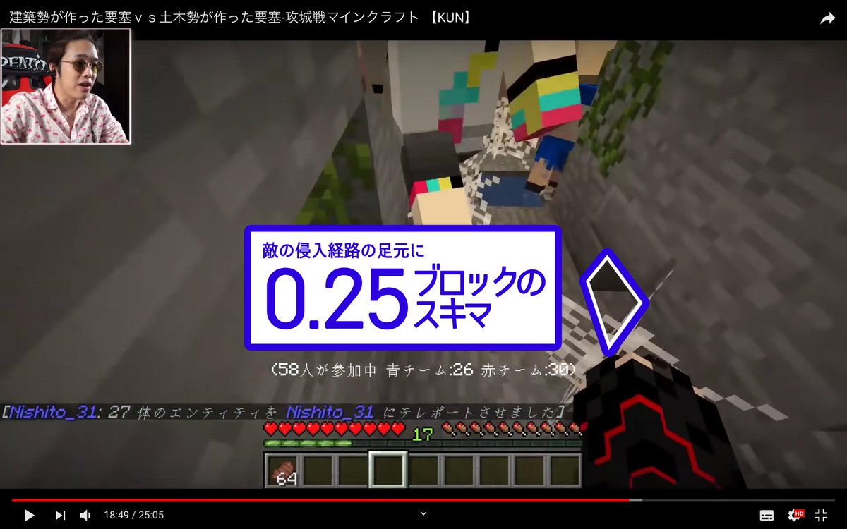5don 忍びすぎて映らなかった スキマ狙撃ッズ 動画 映り込みシーン 射手から目線 侵入者をステーキにする仕組み いつも独りでしたが この回は つぶ貝くん コタローくんと一緒に防衛でしたw 建築勢が作った要塞vs土木勢が作った要塞 5don 忍びすぎて映らなかった スキマ狙撃ッズ 動画 映り込みシーン 射手から目線 侵入者をステーキにする仕組み いつも独りでしたが この回は つぶ貝くん コタローくんと一緒に防衛でしたw 建築勢が作った要塞vs土木勢が作った要塞